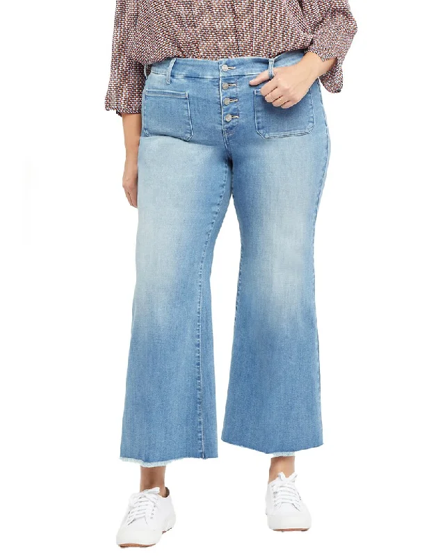 Nydj Patchie Clean Brookes Wide Leg Jean