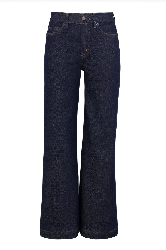 Spanx Wide Leg Denim Raw Indigo