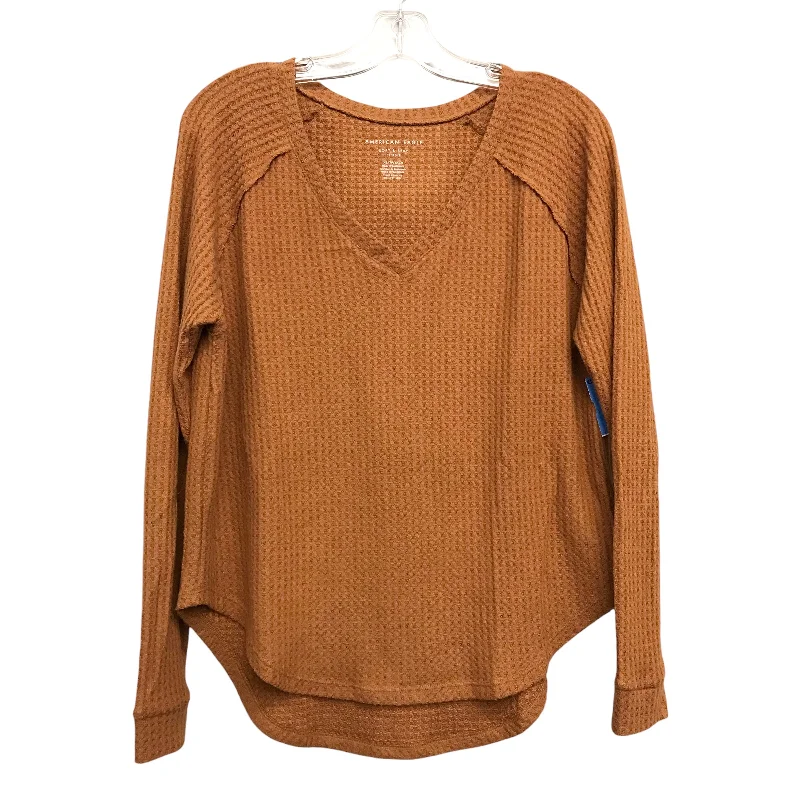 Top Ls By American Eagle In Gold, Size:Xs