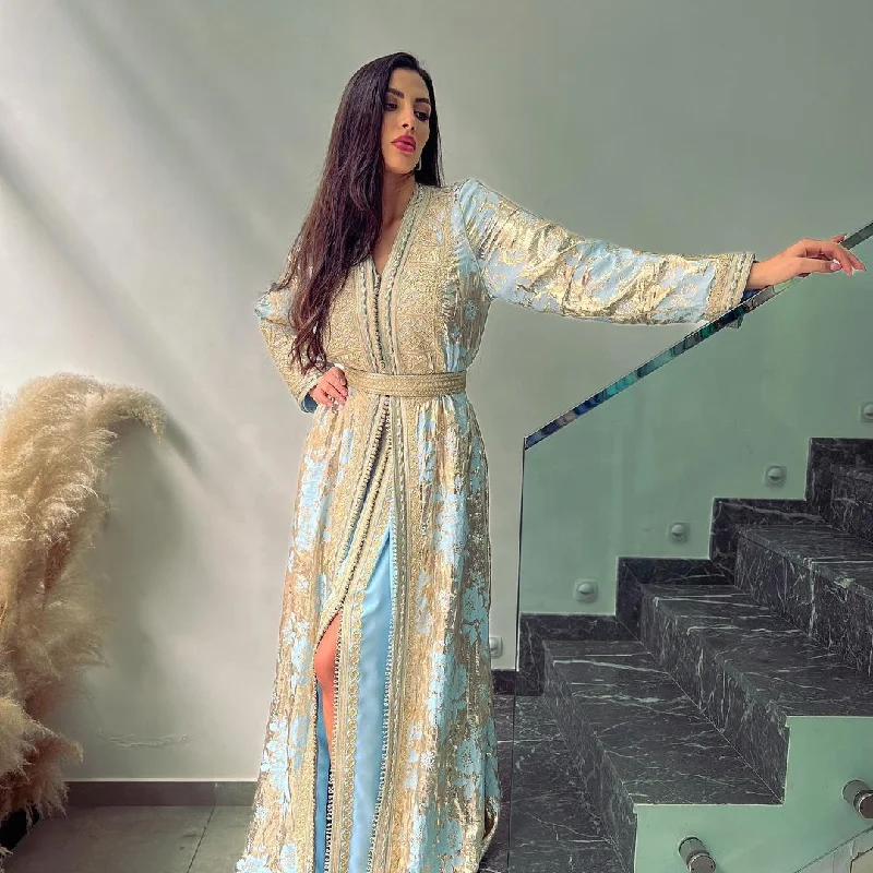 AZIL Kaftan Silk Bathrobe Set