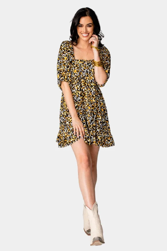 Becca Baby Doll Short Dress - Alleycat Edgy mini dresses